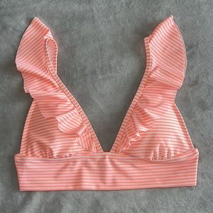 Aerie Ruffle Swim Top Size M